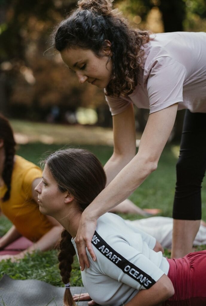Yoga im Park