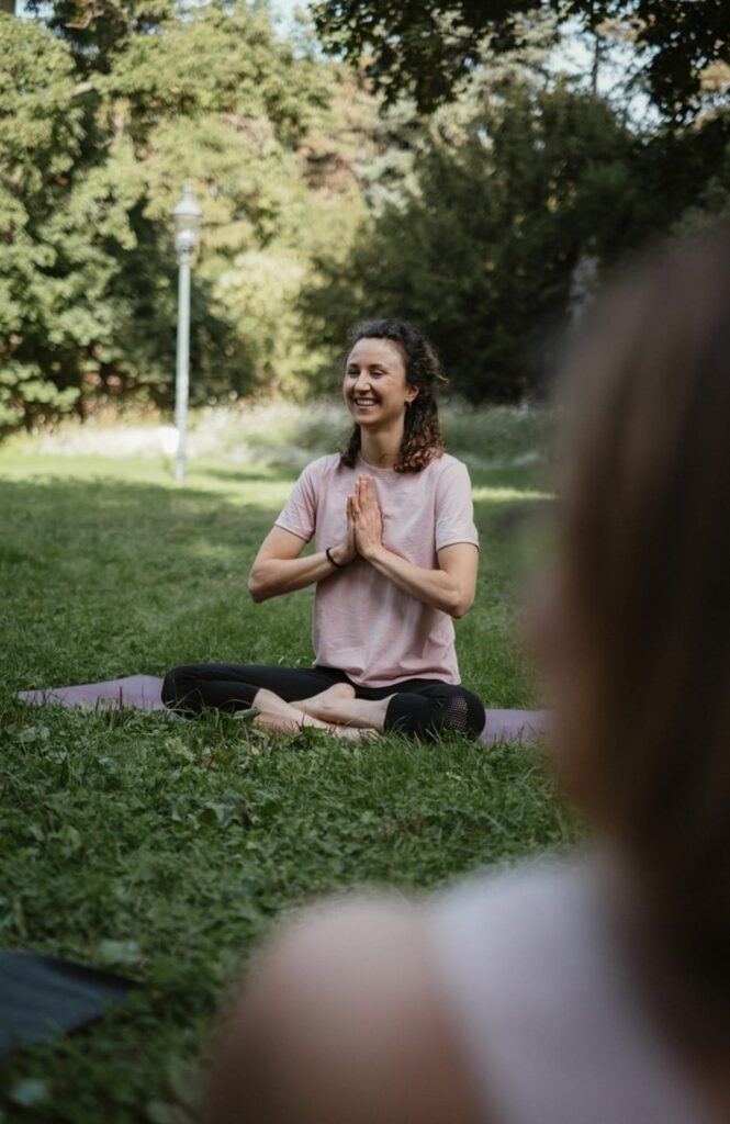 Yoga im Park